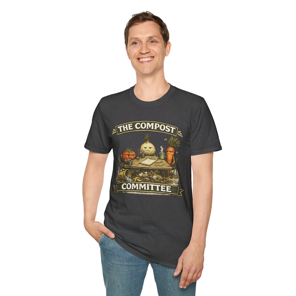 The Compost Committee T‑Shirt – Funny Gardening Veggie Compost Shirt