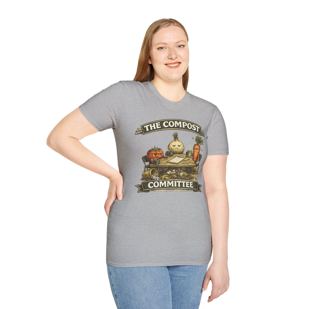 The Compost Committee T‑Shirt – Funny Gardening Veggie Compost Shirt