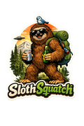 SlothSquatch Funny Sticker